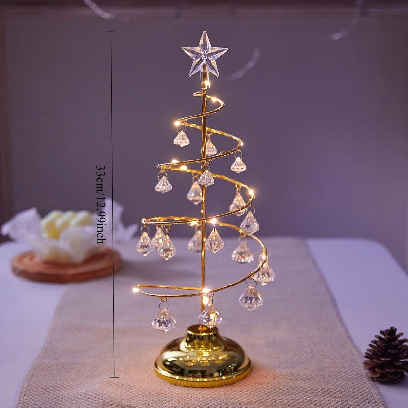 Crystal Christmas Tree Light β A Sparkling Touch of Magic β¨