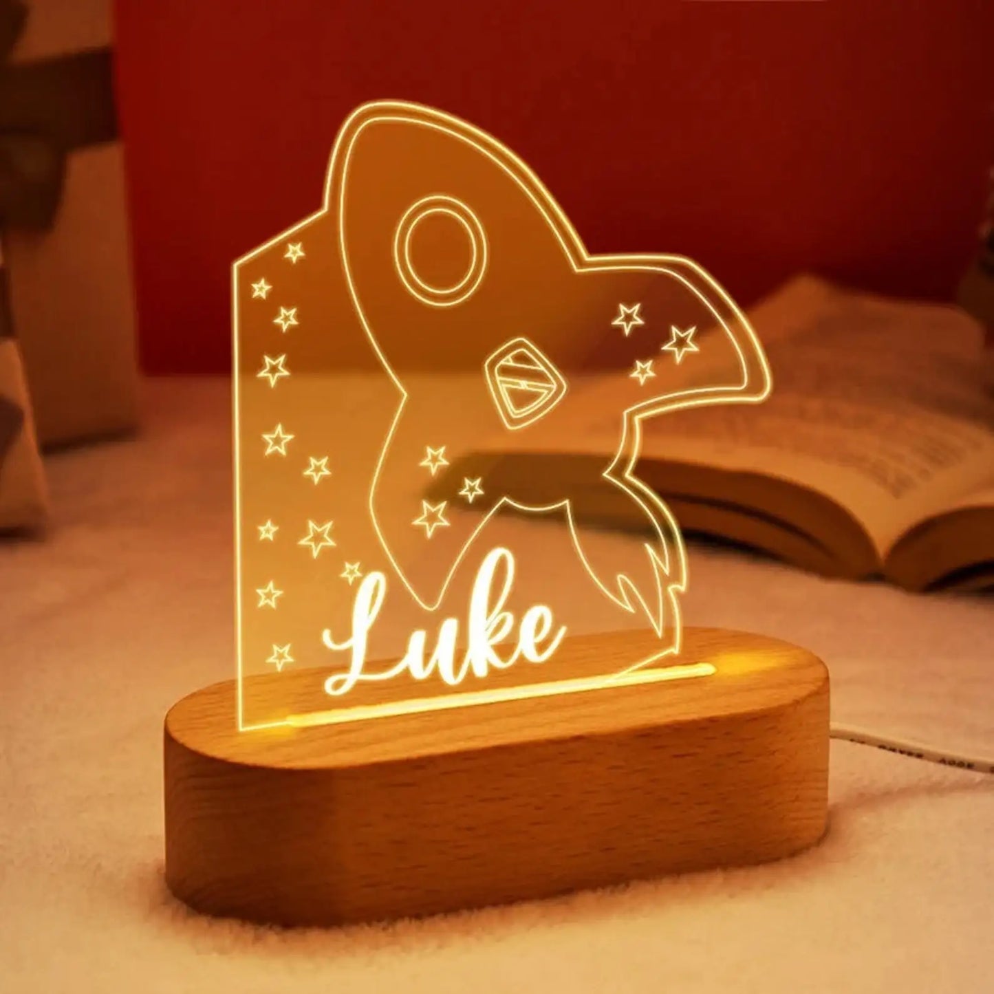 Personalised Kids Night Light – Shine With Their Name ✨