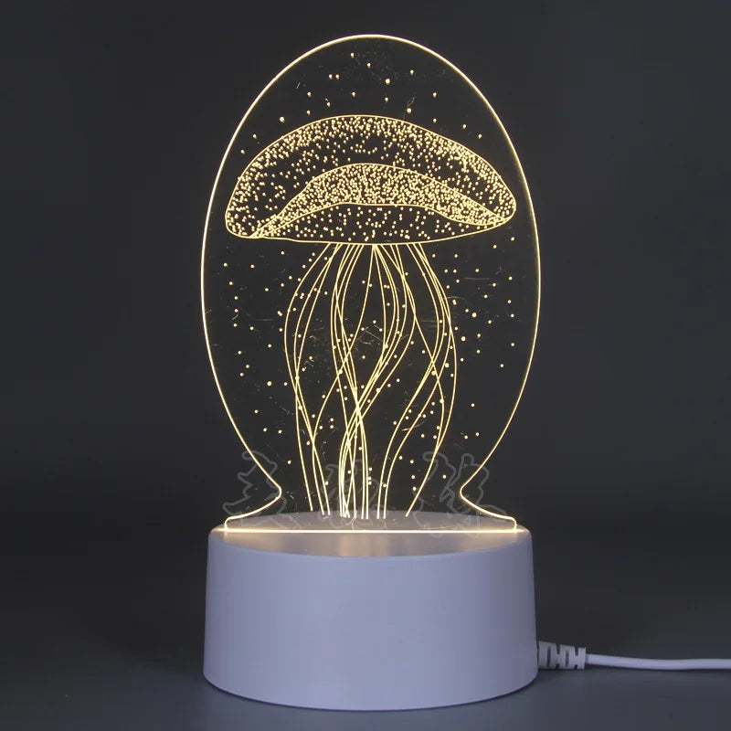 3D LED Lamp – Light Up Every Special Moment ✨
