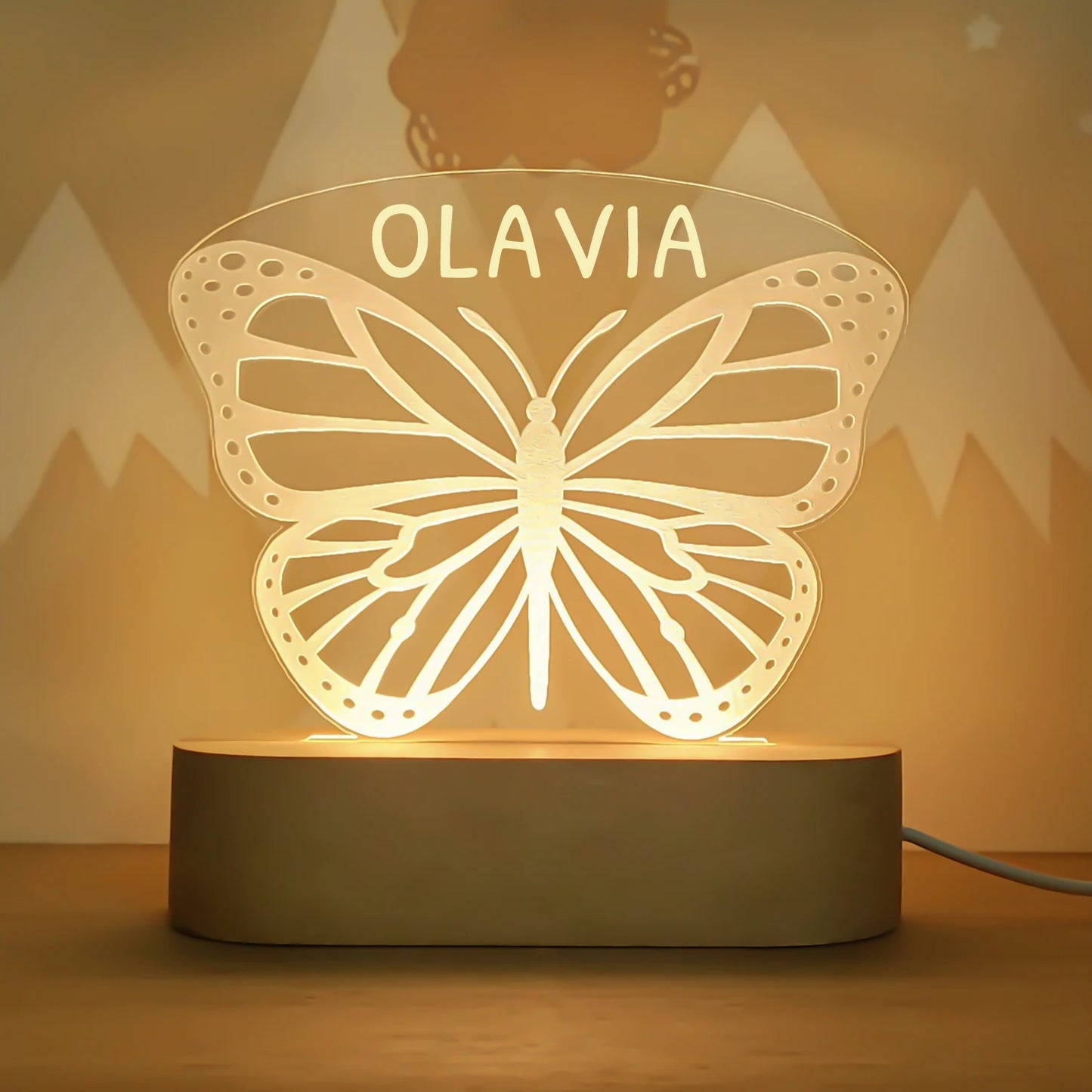 Personalised Kids Night Light – Shine With Their Name ✨