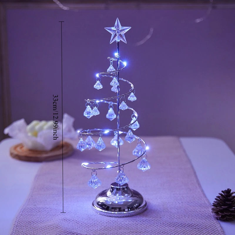 Crystal Christmas Tree Light – A Sparkling Touch of Magic ✨