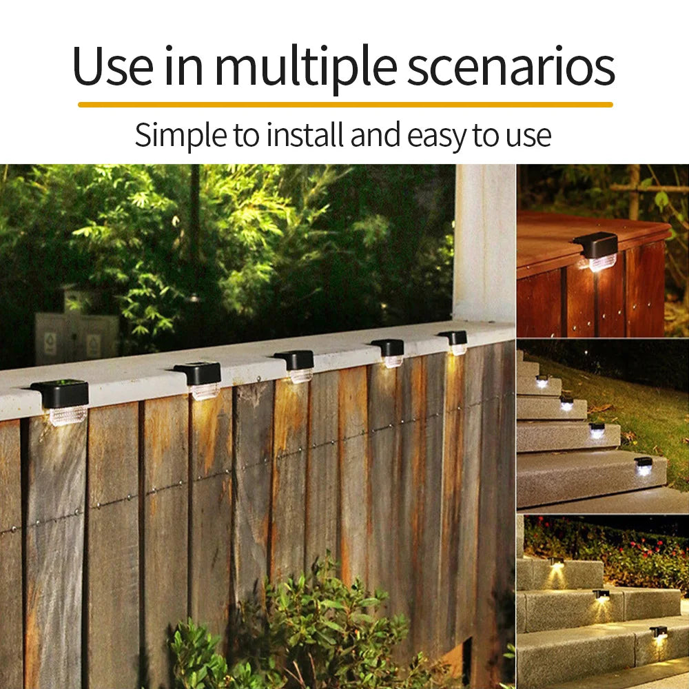 SolarGlow™ Waterproof Step & Wall Lights 🌞💡