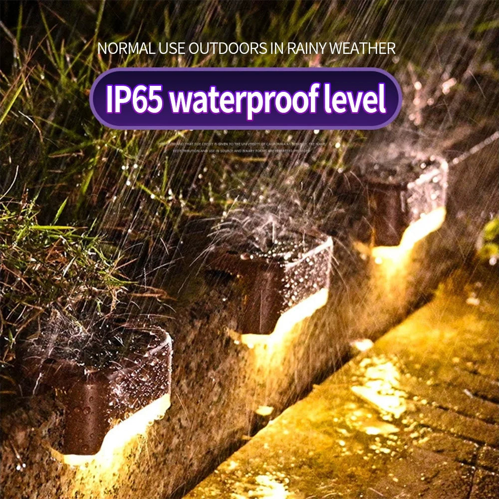 SolarGlow™ Waterproof Step & Wall Lights 🌞💡