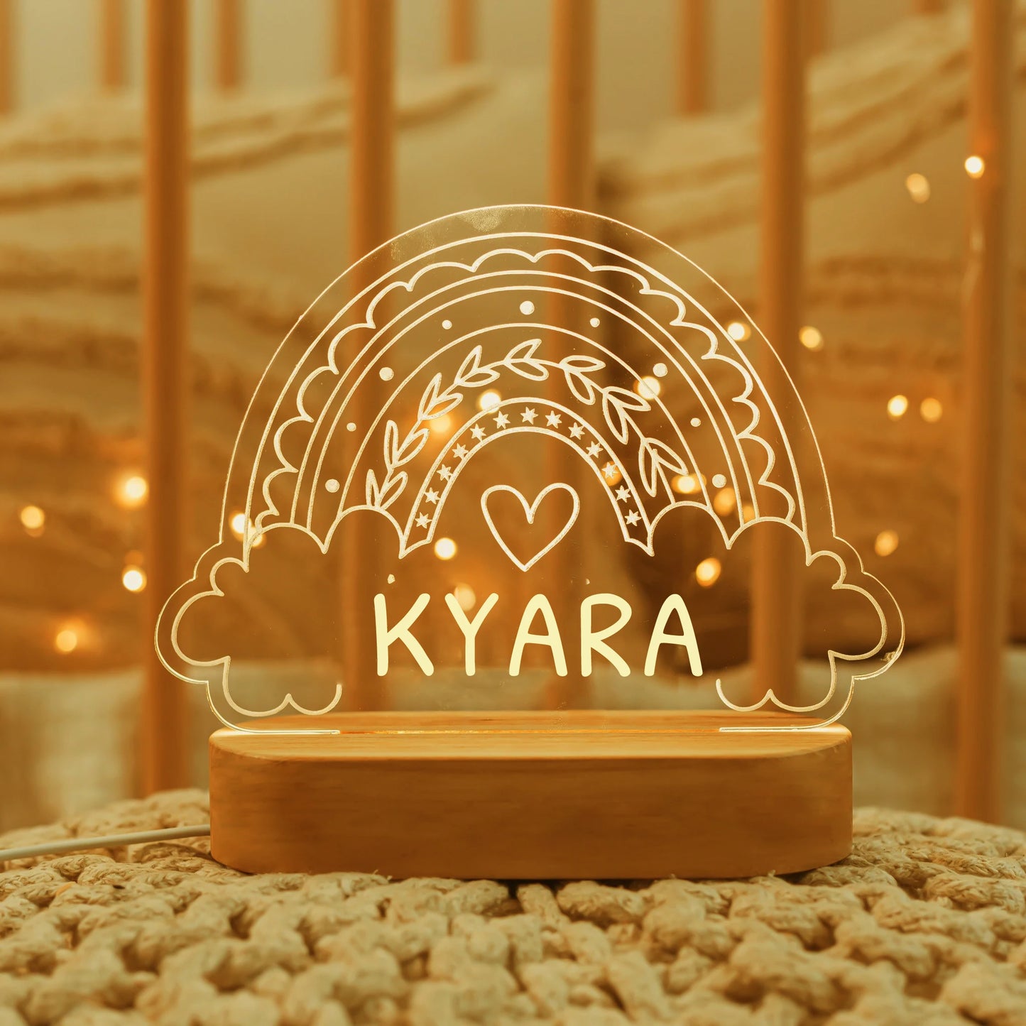Personalised Kids Night Light – Shine With Their Name ✨