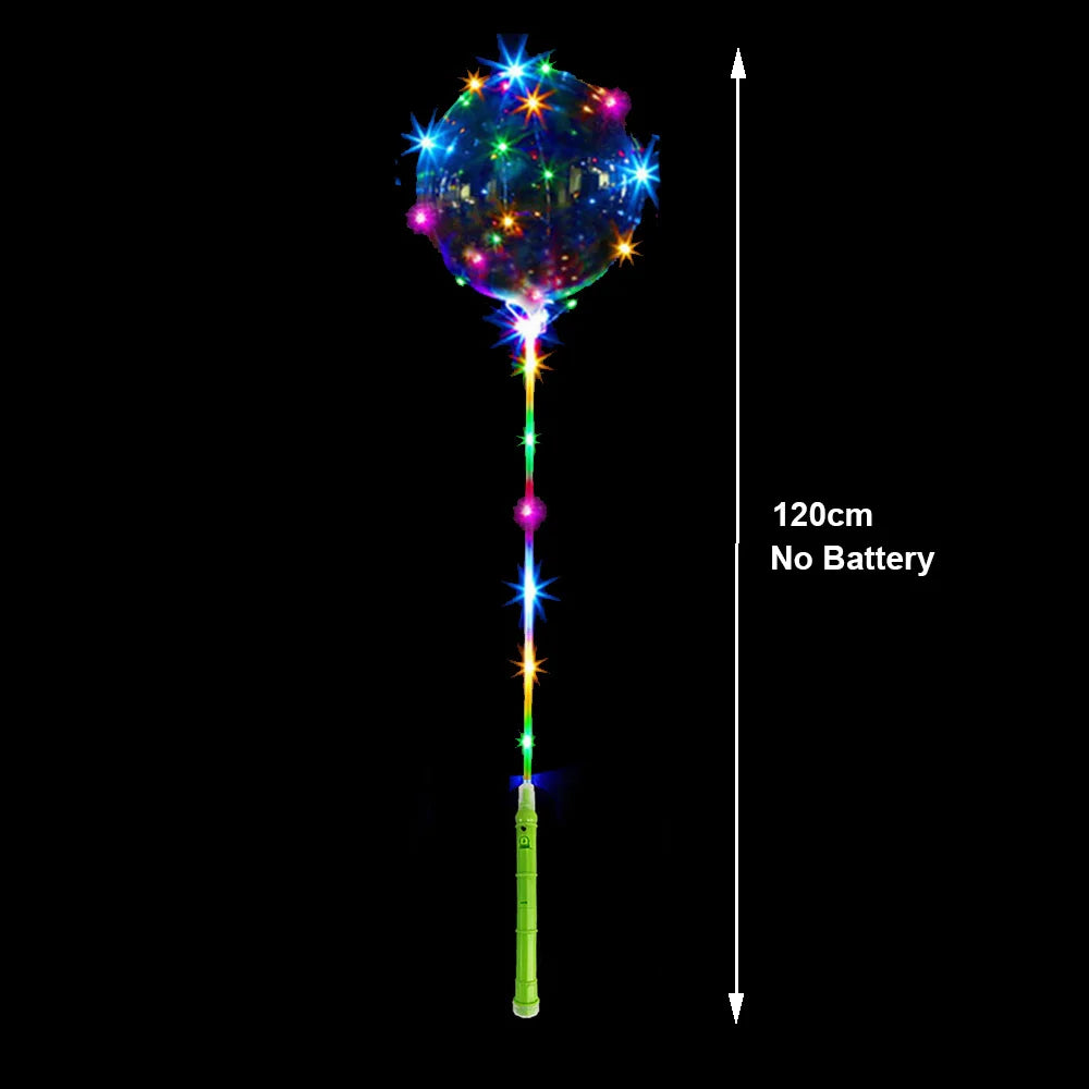 LED Light-Up BoBo Balloons – Colourful Glow Party Decoration