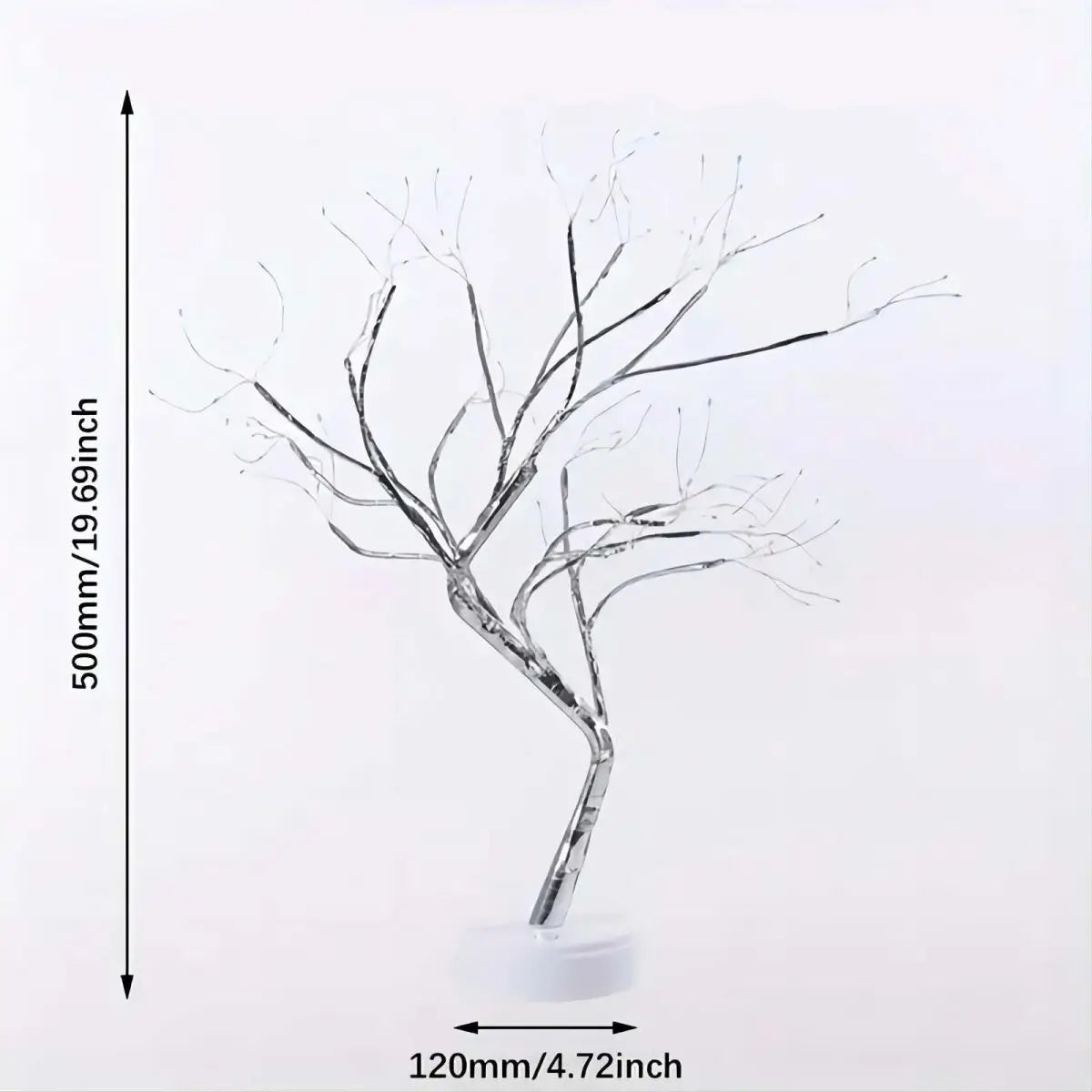 108 LED Warm White Tree Light – USB/Battery Operated Starry Copper String Lamp