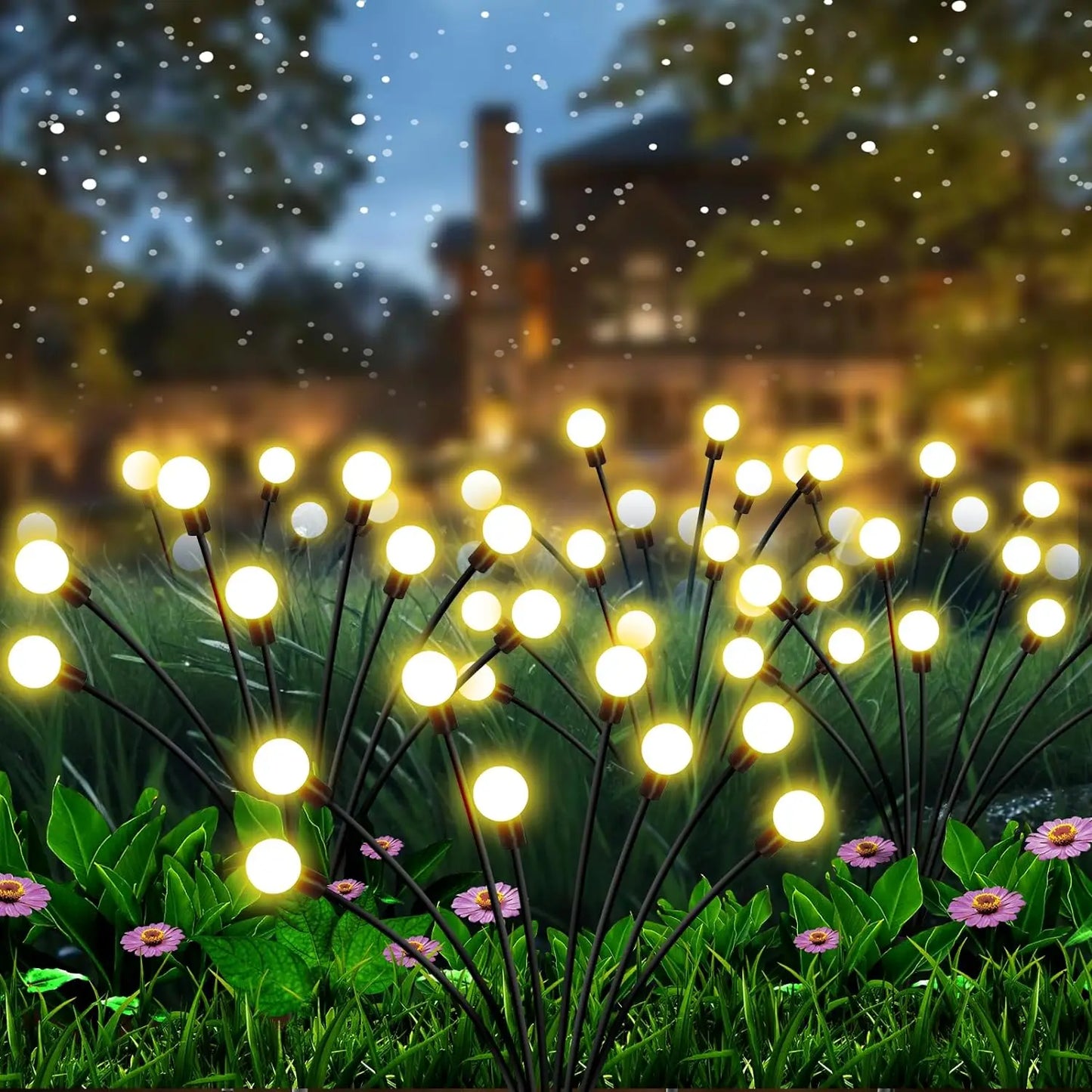 Upgraded Solar Firefly Garden Lights – Waterproof Outdoor Decorative LED Lighting