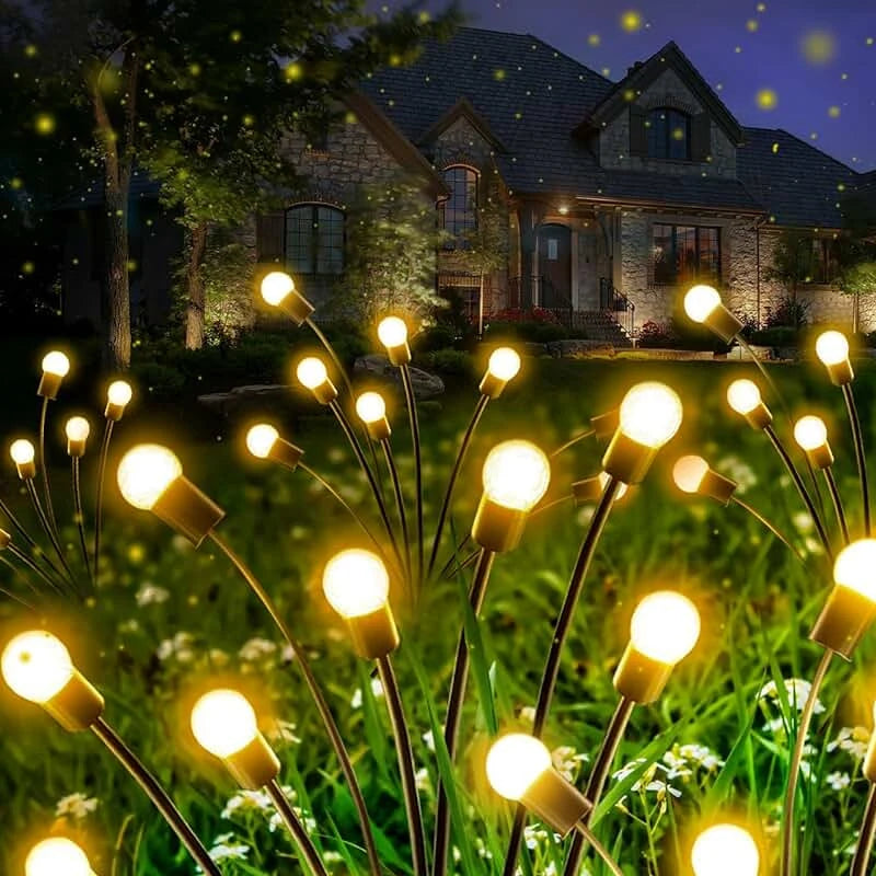Upgraded Solar Firefly Garden Lights – Waterproof Outdoor Decorative LED Lighting