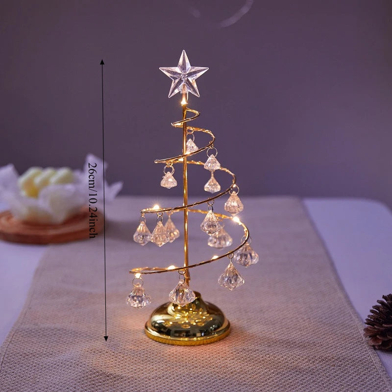 Crystal Christmas Tree Light – A Sparkling Touch of Magic ✨