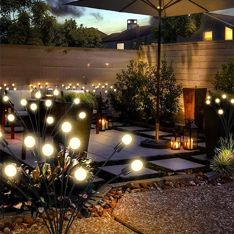 Upgraded Solar Firefly Garden Lights – Waterproof Outdoor Decorative LED Lighting