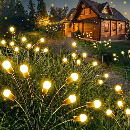 Upgraded Solar Firefly Garden Lights – Waterproof Outdoor Decorative LED Lighting