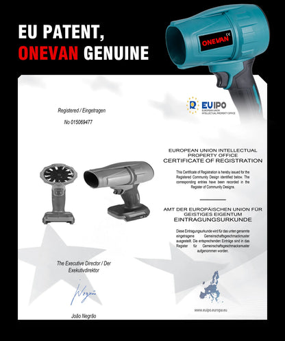 ONEVAN 2000W Cordless Garden Blower