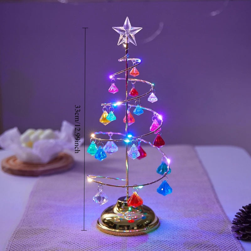 Crystal Christmas Tree Light – A Sparkling Touch of Magic ✨
