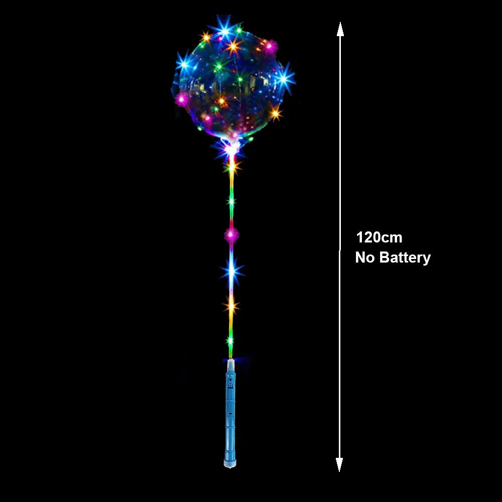 LED Light-Up BoBo Balloons – Colourful Glow Party Decoration