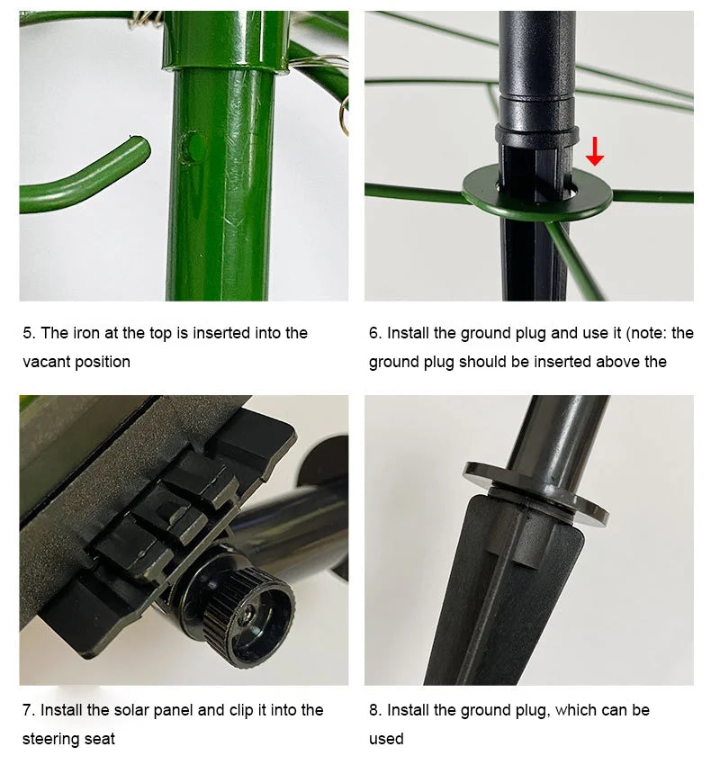 Solar Christmas Tree LED Light – Waterproof Outdoor Festive Garden Decoration