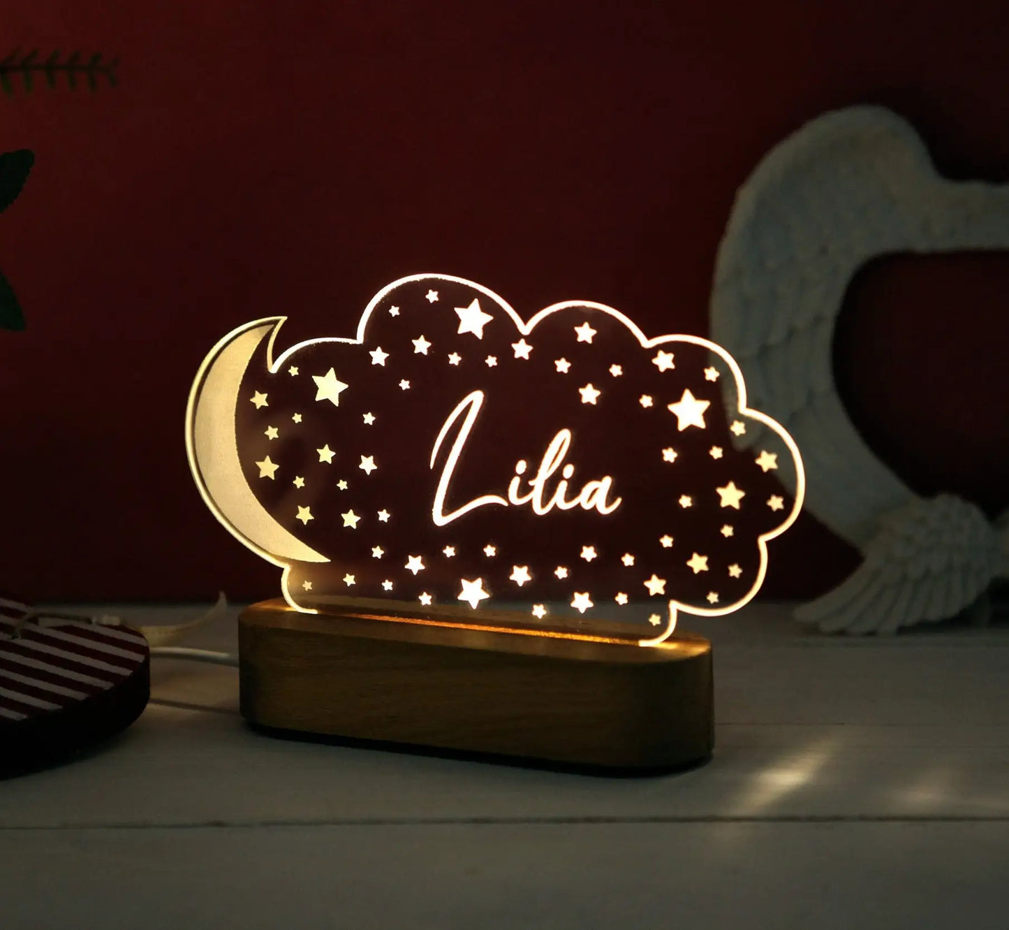Personalised Kids Night Light – Shine With Their Name ✨