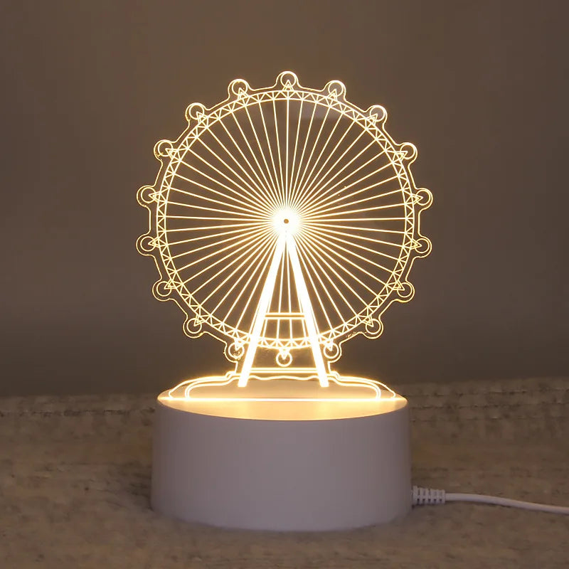 3D LED Lamp – Light Up Every Special Moment ✨
