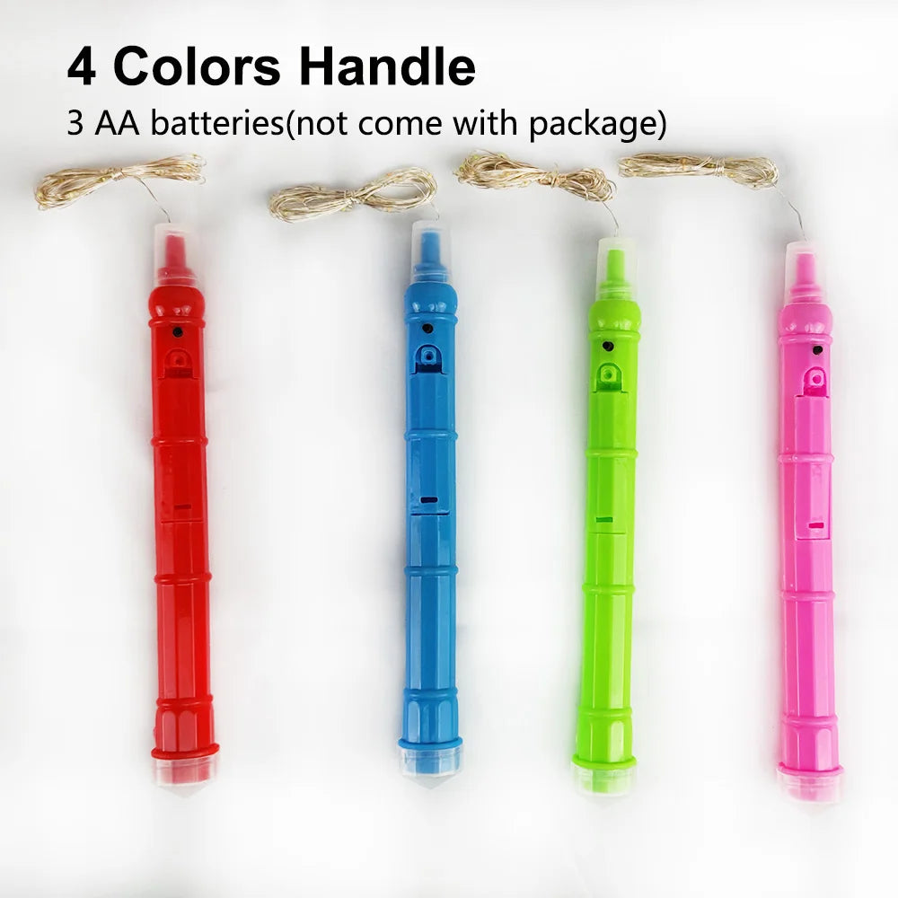 LED Light-Up BoBo Balloons – Colourful Glow Party Decoration