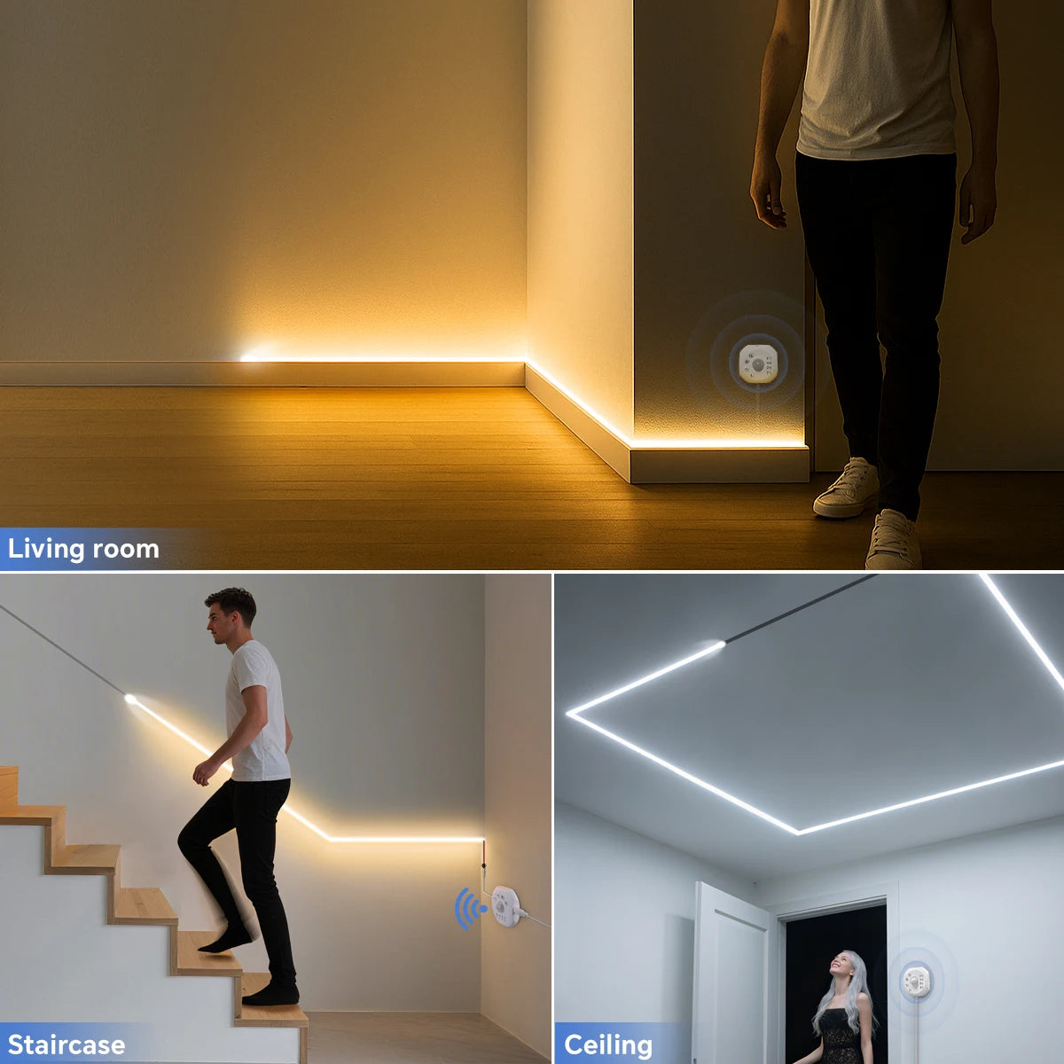 Motion Sensor LED Strip – Light Up Your Space Automatically 💡