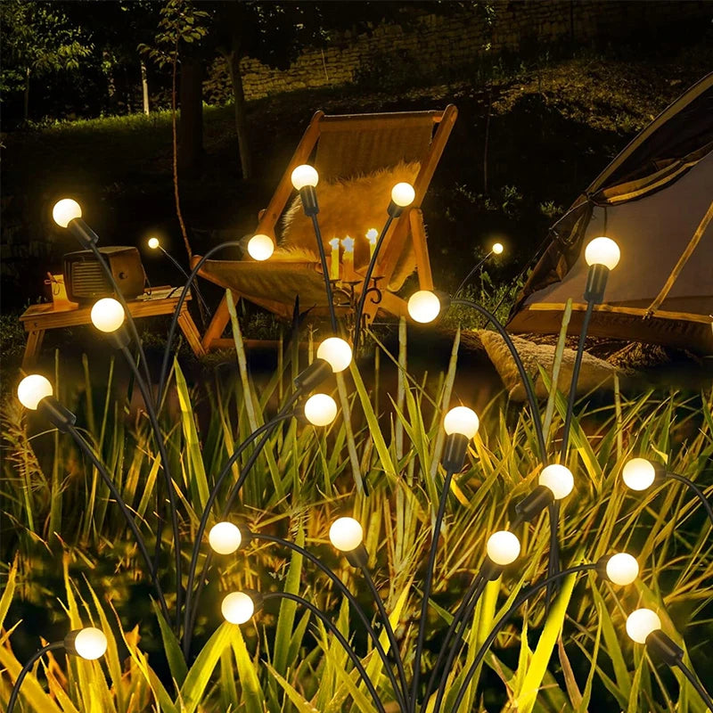 Upgraded Solar Firefly Garden Lights – Waterproof Outdoor Decorative LED Lighting