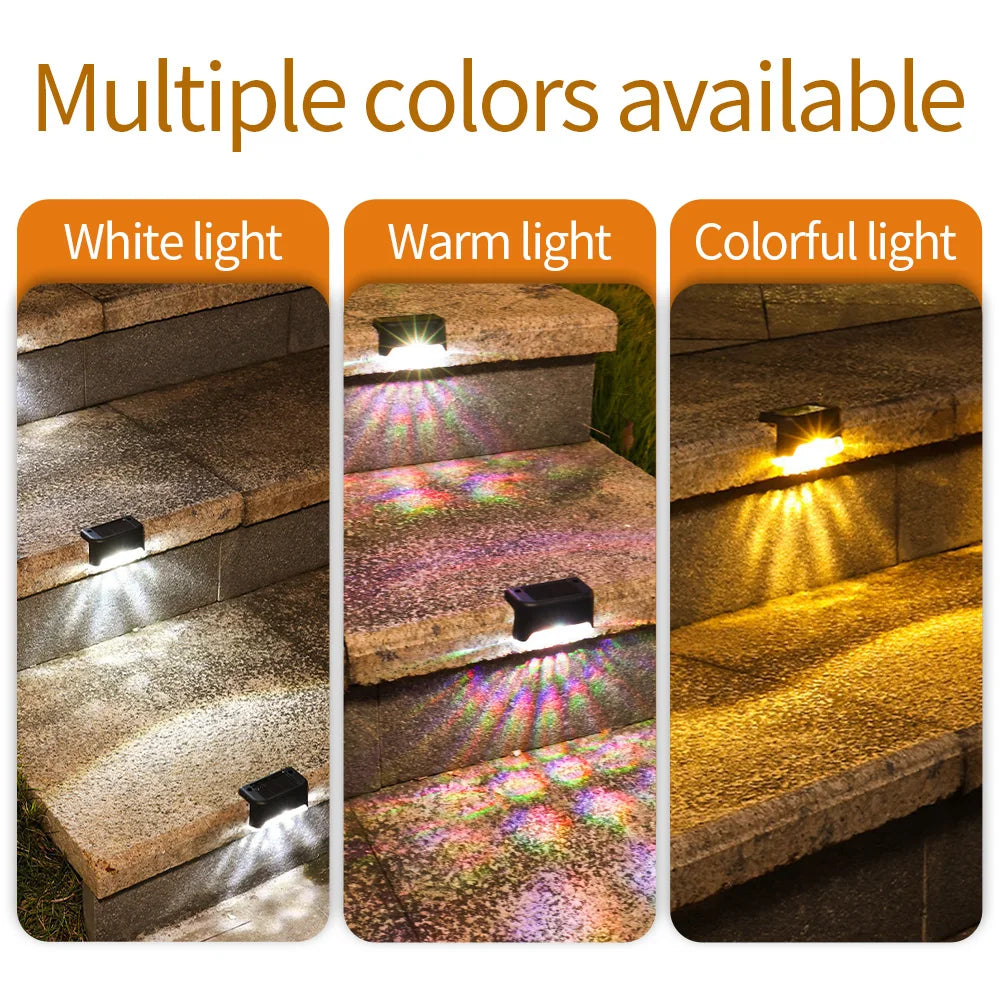SolarGlow™ Waterproof Step & Wall Lights 🌞💡